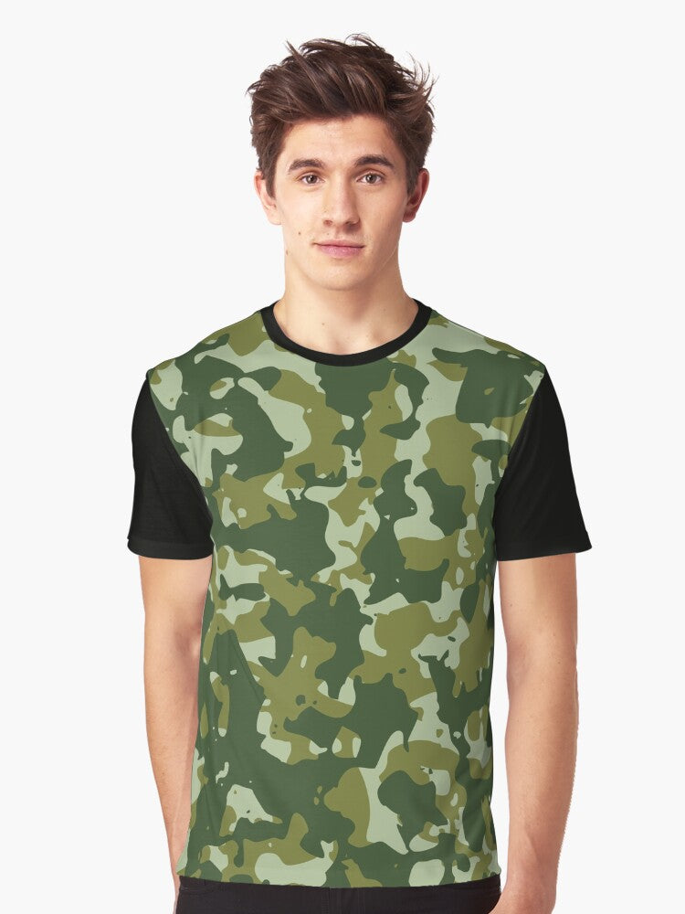 Camo Design Graphic T Shirt T Shirt Trending 2025 Top Rated Design
