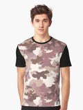 Elegant Urban Camo Print For Outdoor Enthusiast Graphic T Shirt T Shirt Viral US Style Fan Favorite