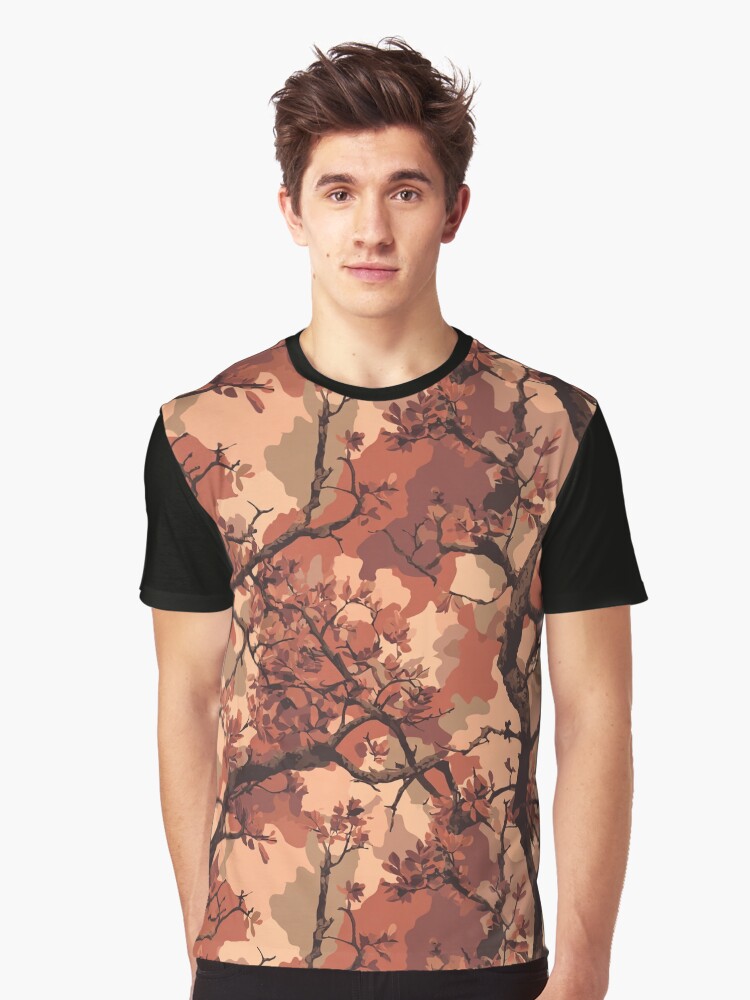 Colorful Urban Camouflage Texture For Survivalist Style Graphic T Shirt T Shirt Premium Quality Hot Search US