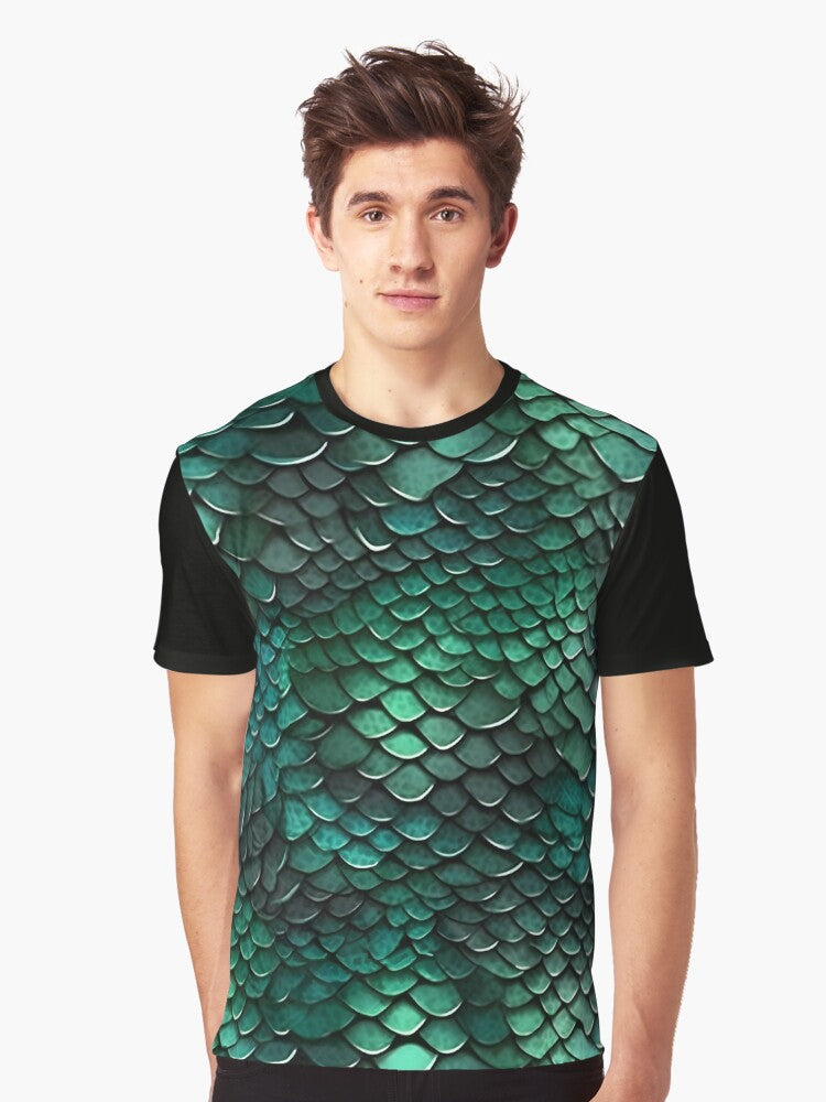 Camo Green Lizard Skin Graphic T Shirt T Shirt Trending 2025 High CTR Pick