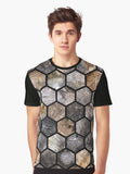 Modern Farmhouse Wood Pattern Graphic T-Shirt