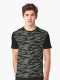 Tiger Camo Military Streetwear Graphic T Shirt T Shirt Premium Quality High CTR Pick