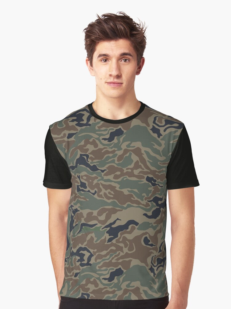Streetwear Camo Skatecore Style Graphic T Shirt T Shirt High Search Demand Fan Favorite