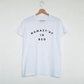Yoga T-shirt: Namast'ay in Bed Shirt, Gym Tee, Minimalist Statement Tee Gift