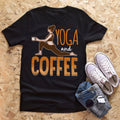 Yoga and Coffee Shirt: Gift for Yoga & Meditation Lovers, Zen Tee