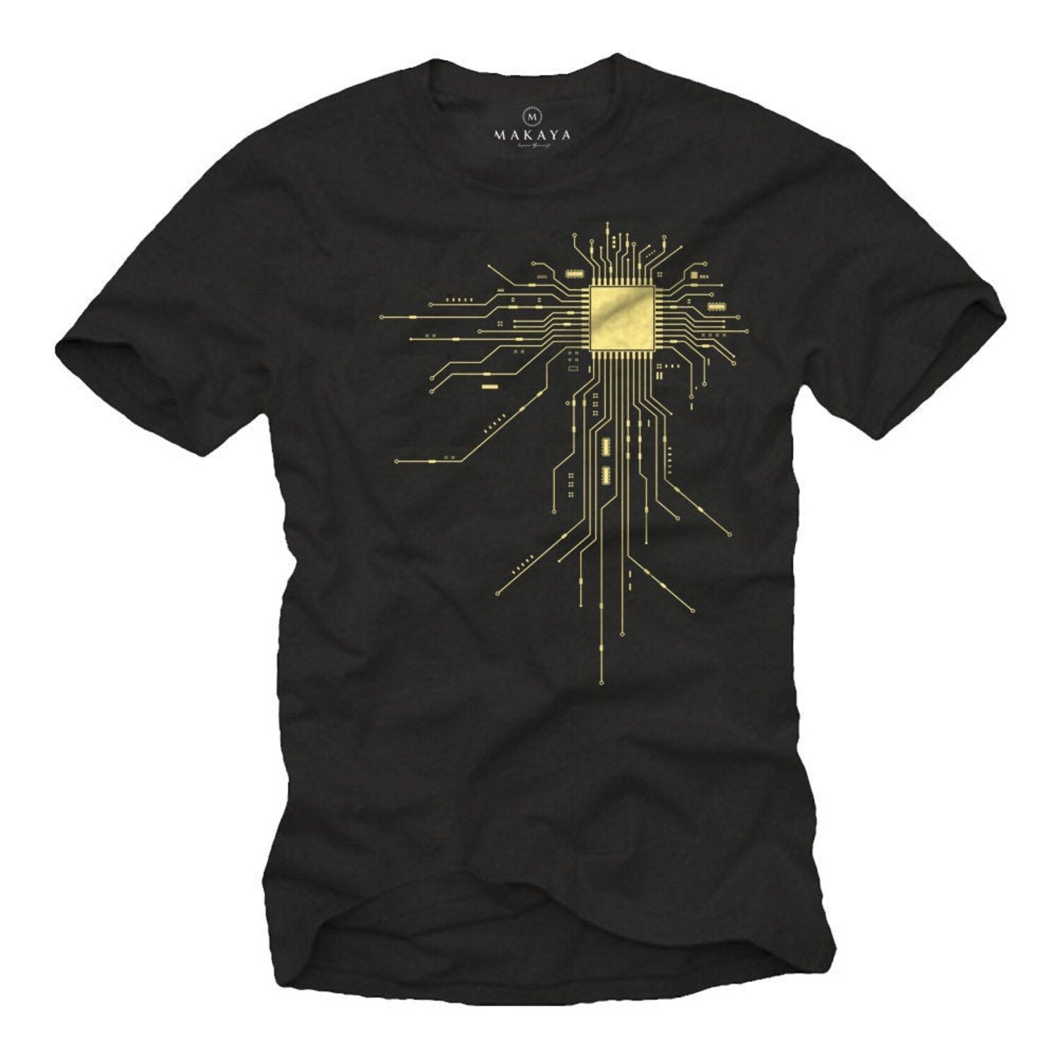 CPU Print T-Shirt | Funny Computer Geek Tee | Gamer Gift For Men
