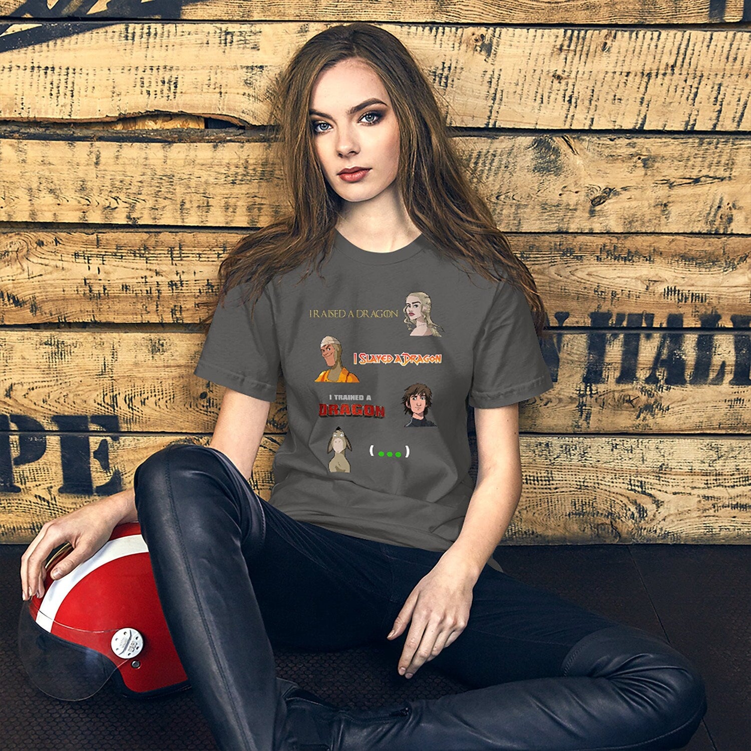 I, Dragon - Game of Thrones - Dragon's Lair - How to Train Your Dragon - Shrek - Custom T-Shirts - Funny T-Shirts - Pop Culture
