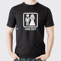 Game Over Groom And Bride T-Shirt | Funny Wedding Gift | Marriage Present For Couple