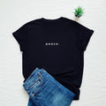 Peace Shirt Peaceful T-shirt Human Humanity Safety Calm Meditation Love Friends Happy Family Minimalist Tee