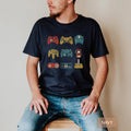 Video Gaming Controllers T-Shirt | Funny Gaming Gift | Retro Vintage Graphic Tee