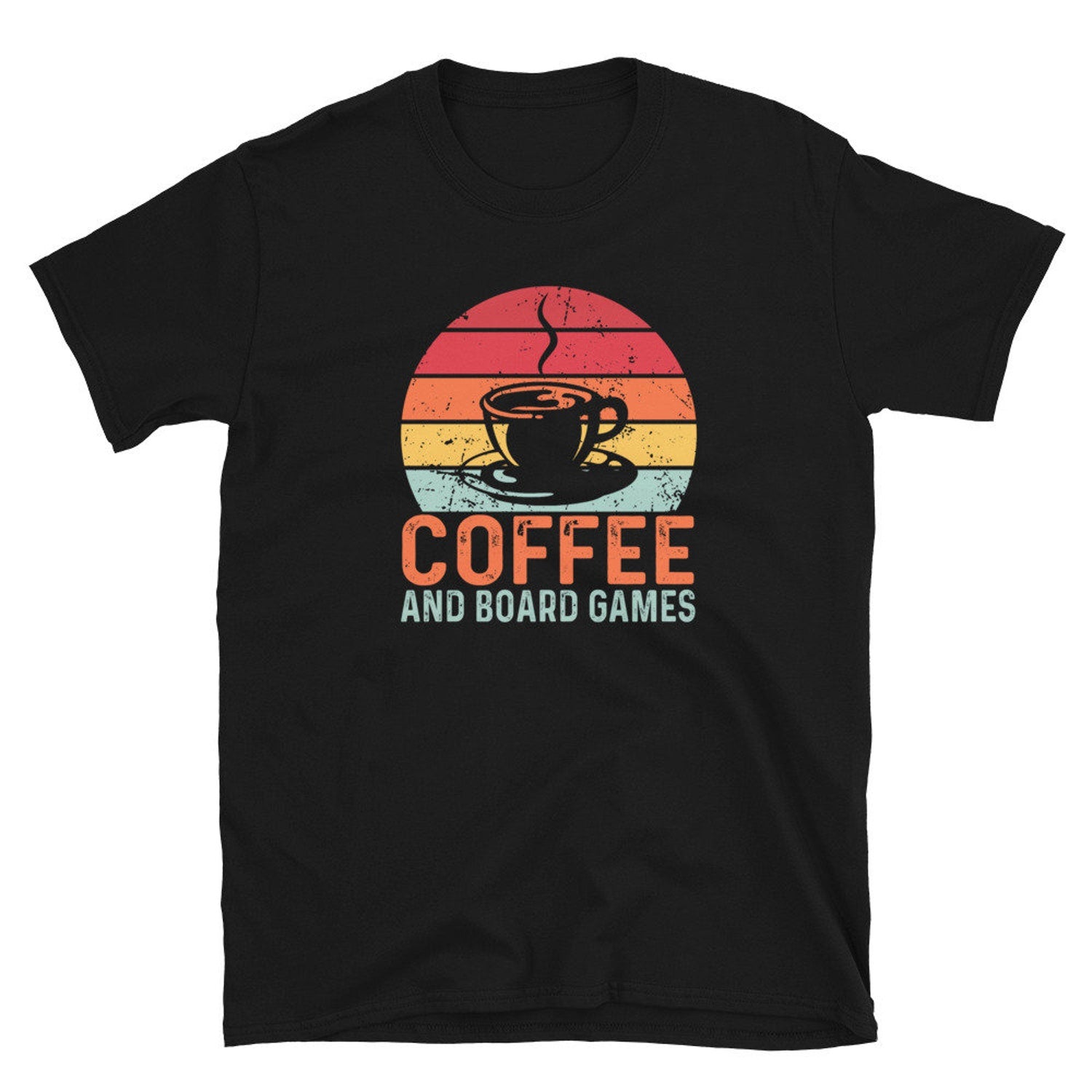 Coffee and Board Games T-Shirt | Funny Board Game Addict Tee | Geek On Fleek Shirt