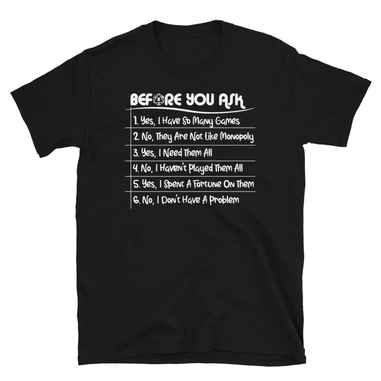 Board Game Addict T-shirt | Funny Board Game Tee | Geek On Fleek Shirt