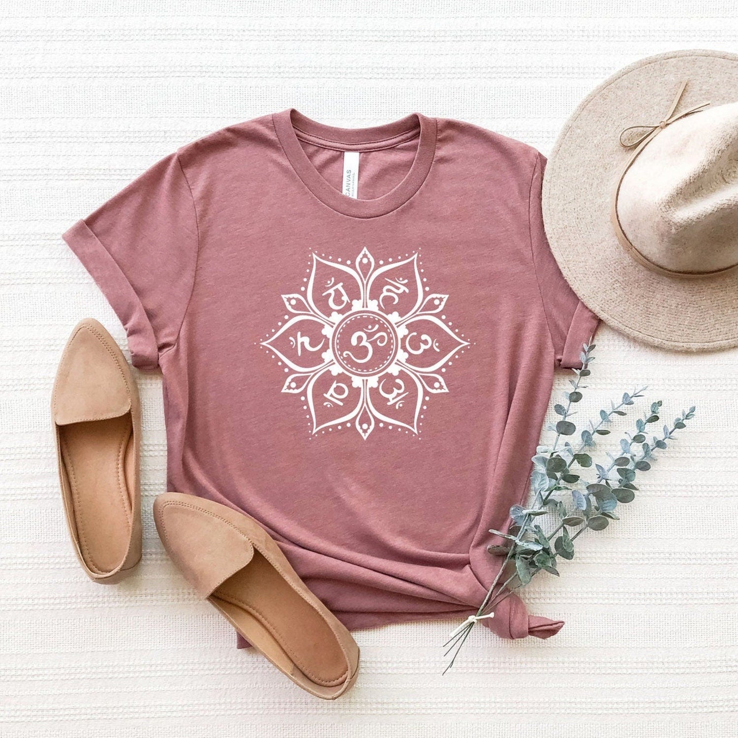 Seven Chakras Shirt: Chakra Symbols Namaste Yoga Tee Mandala Spiritual Meditation Shirt Gift