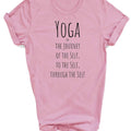 Yoga Journey Graphic T-Shirt | Softstyle Cotton Unisex Fit Tee