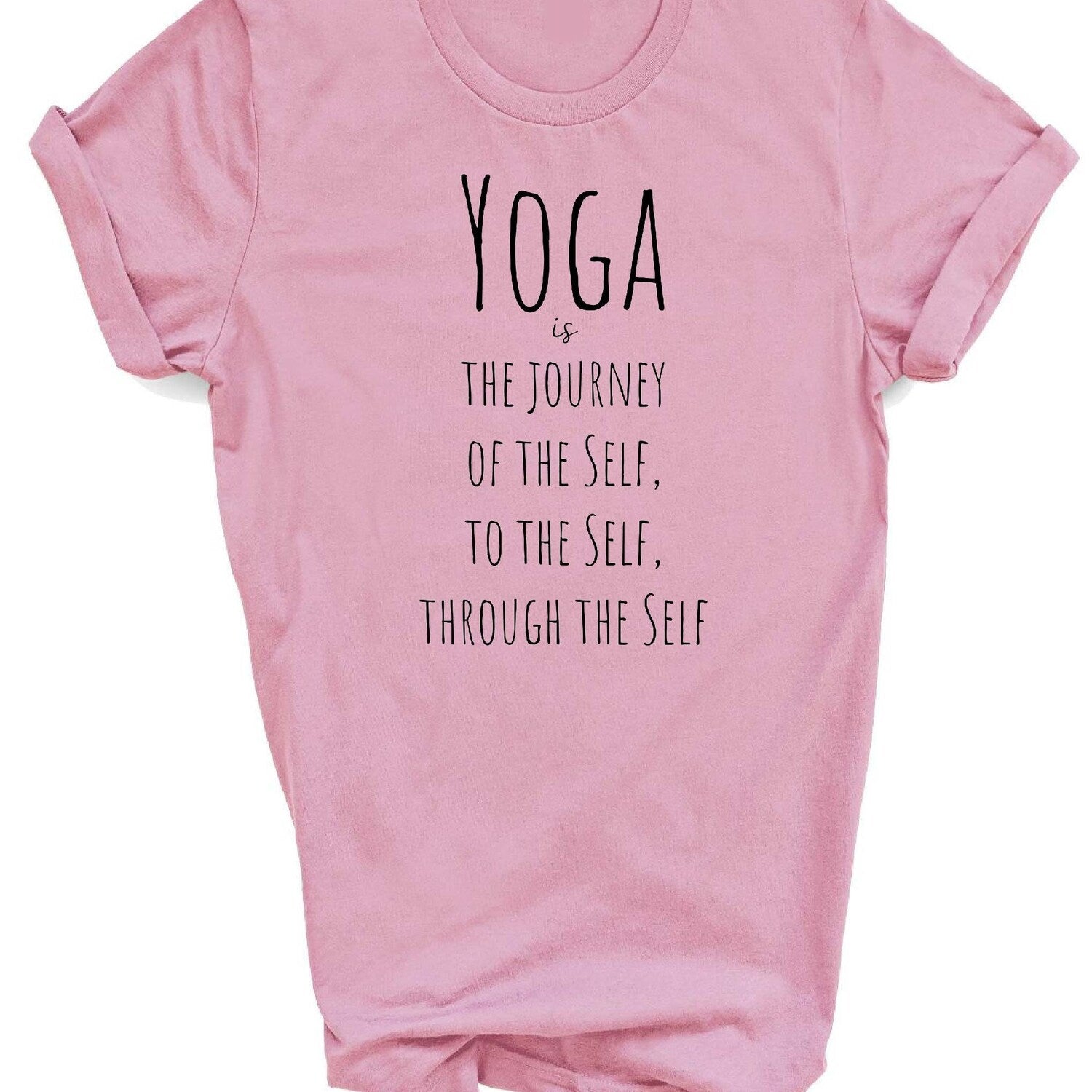 Yoga Journey Graphic T-Shirt | Softstyle Cotton Unisex Fit Tee