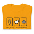Development Card T-Shirt | Funny Board Game Inspired Tee | Board Gamer Gift