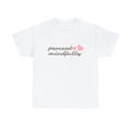 Proceed Mindfully Unisex Heavy Cotton Tee | Mindfulness Meditation DBT Yoga Positivity Living Moment