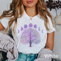 Tree Of Life Yoga Shirt | Moon Phases Yoga Gift Meditation Tshirt Pilates Instructor Spiritual Shirt