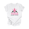 Yoga Only Works If You Shutup Yoga Meditation T-shirt Lover Teacher Wellness Self Care Shirt Gift Tee