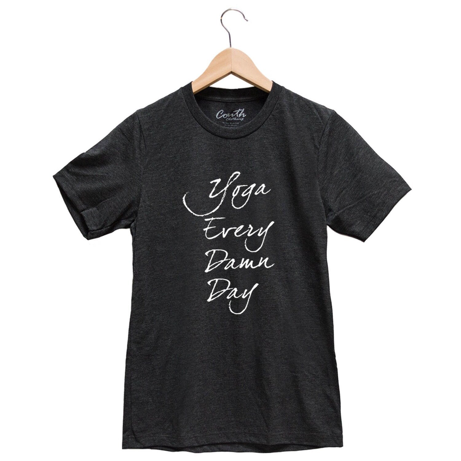 Tri-Blend Yoga Shirt: Funny Workout Tee, Yoga Addict Gift for Lovers