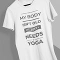 Yoga T-shirt Women Men | Positivity Wearable Yoga Gift Black White Tee
