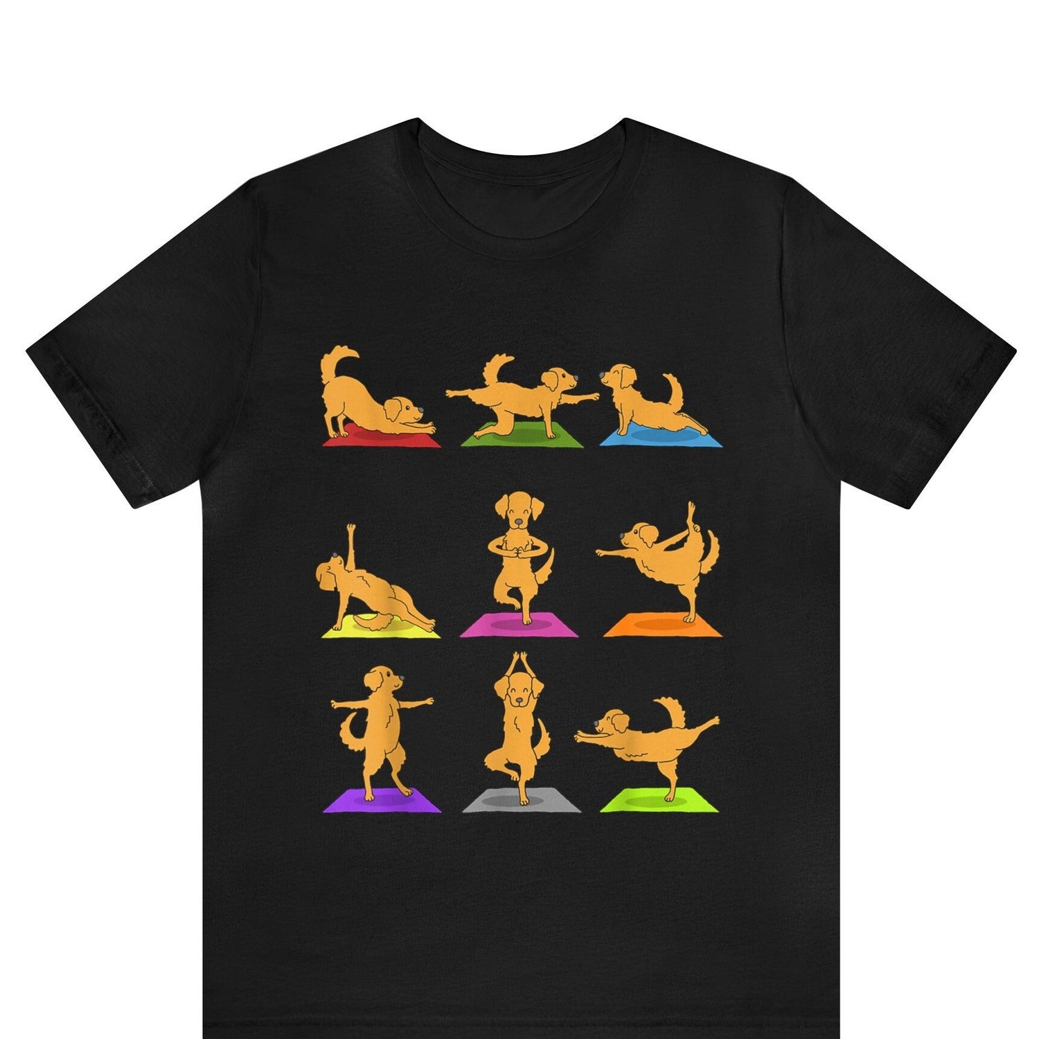 Yoga Shirt: Funny Yoga Dog Shirt, Cute Dog Shirt Meditation Namaste Dog Lovers Gift