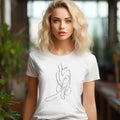 Yoga quote - b.k.s iyengar I Continuous line drawing I Yoga Shirt I NAMASTE OLE