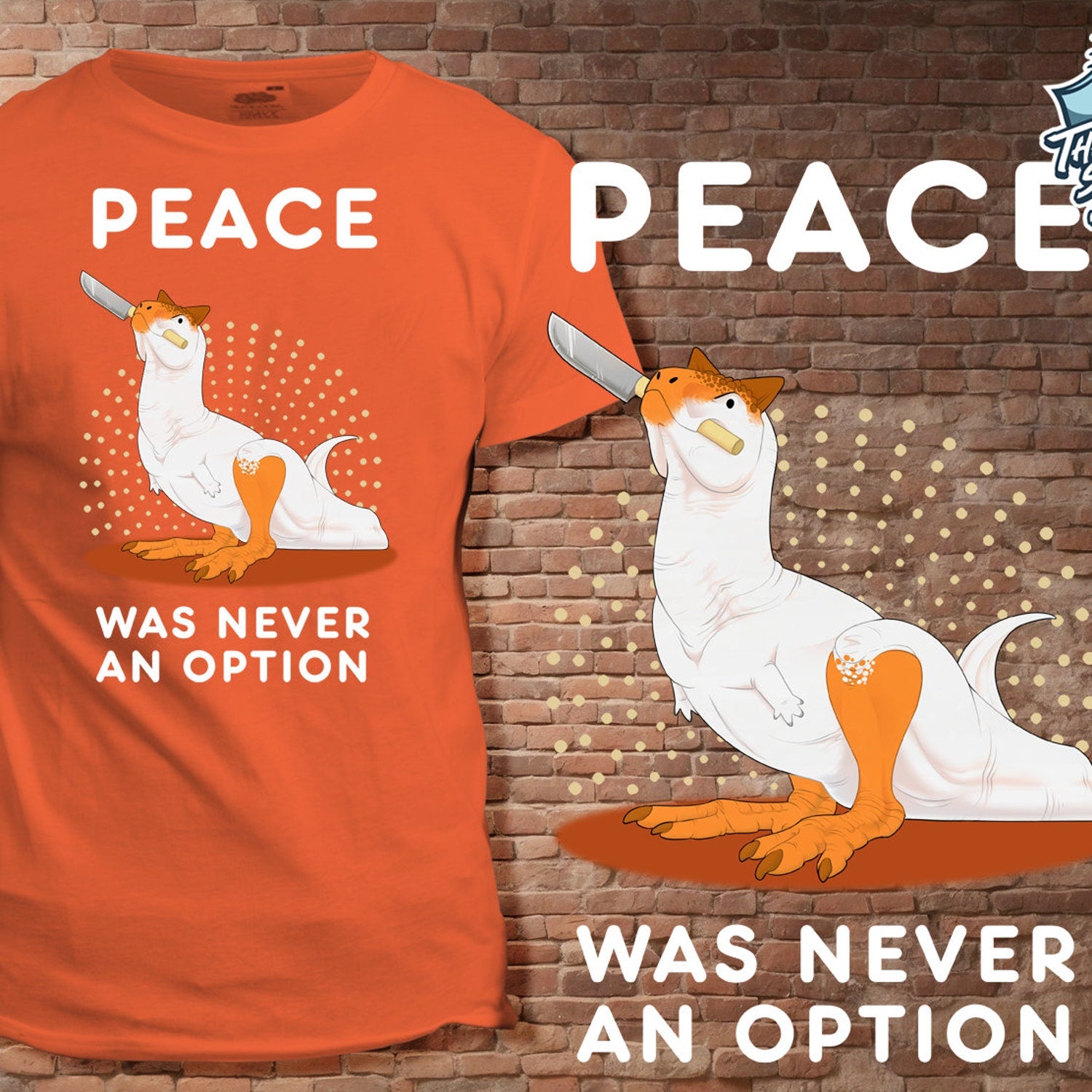 Carnotaurus Goose Game T-Shirt | Funny Goose Tee | Peace Was Never An Option Shirt