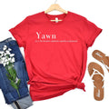Sarcastic Funny T-Shirt Yawn Humor Gift | Cute Best Friend Comfortable Sleep Yoga Workout Teen Club Shirt Tee