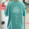 You Are Enough T-Shirt for Spiritual Woman: Namaste Lotus Flower Inspirational Tee