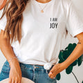 Positive Affirmation Law Of Vibration Yoga Shirt | I Am Joy Quote Manifesting Meditation Tee