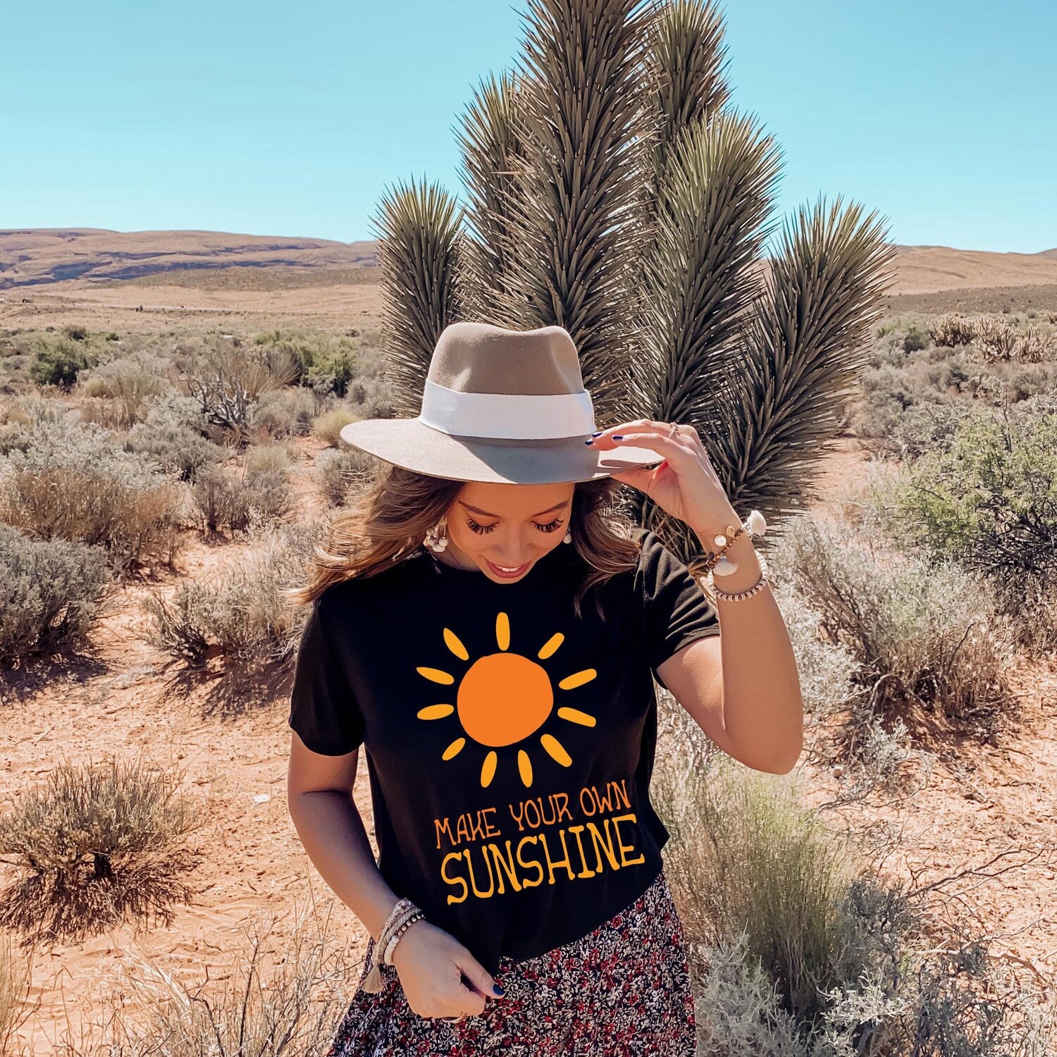 Make Your Own Sunshine | Positive Attitude | Happy Sunshine | Motivational Quote | Mental Health | Summer Sunshine | Yoga Teacher Shirt