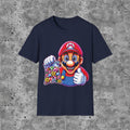 Funny Super Mario Mushrooms Dealer T-Shirt: Retro Gamer Raver Tee