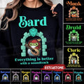 cleric dnd shirt, dnd shirt, rogue love shirt, Cat DnD Shirt, Funny Unisex Tee, Mental Health DM Gift, Game Masters, ADHD DnD Cat Shirt