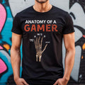 Anatomy of A Gamer T-Shirt | Funny Gamer Gifts | Gaming T-Shirt For Gamers