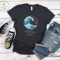 Thich Nhat Hanh Shirt | Enlightenment Quote Kanagawa Great Wave Unisex T-shirt