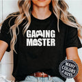 Gaming Master Cute Gamer Shirt, Gaming TShirt for Men, Funny Gamer Gift, Nerdy Shirts, Woman Gamer T-Shirt, Geeky Present, Teen Gamer Tee