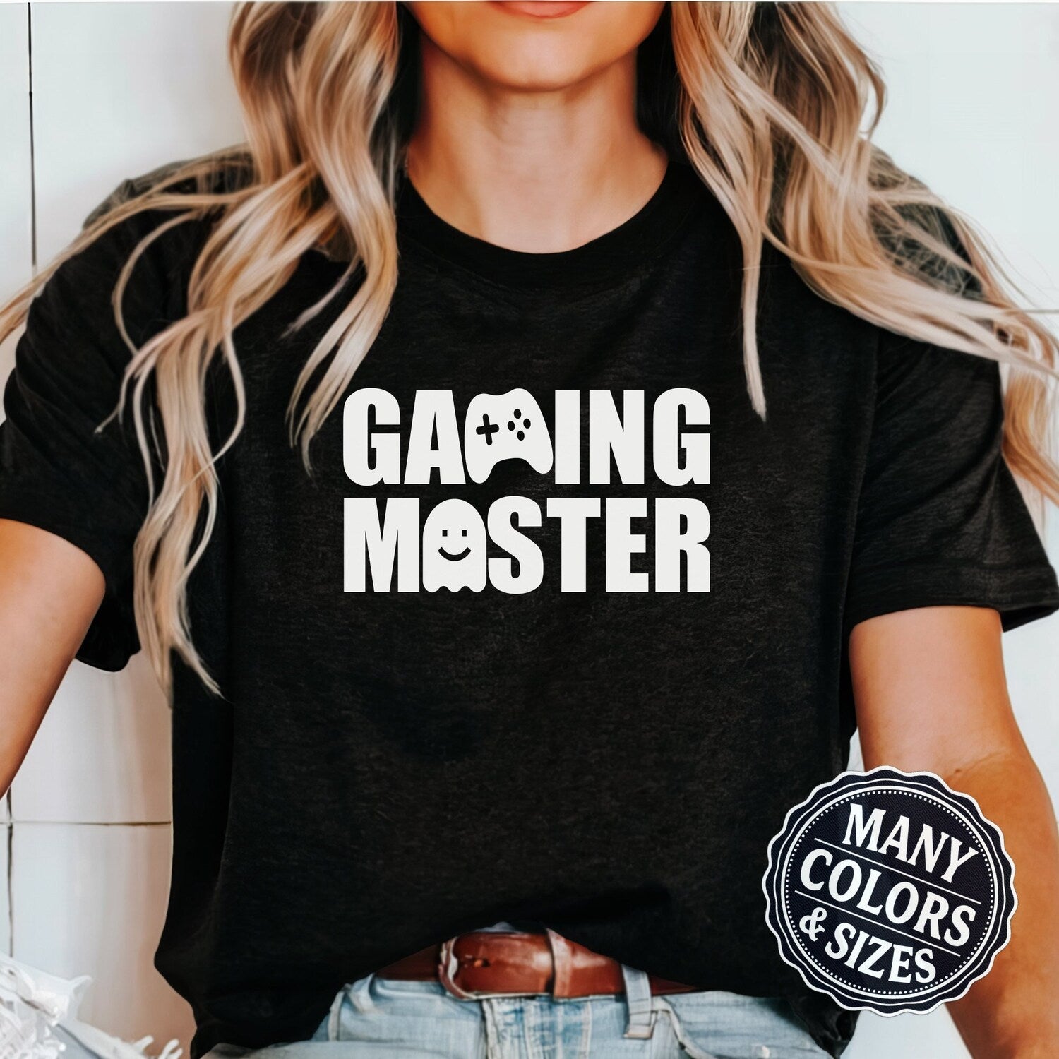 Gaming Master Cute Gamer Shirt, Gaming TShirt for Men, Funny Gamer Gift, Nerdy Shirts, Woman Gamer T-Shirt, Geeky Present, Teen Gamer Tee