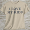 i LOVE my KIDS Funny Shirt Gaming TShirt Father Mother Day Gift Shirt for Men Women Funny Gaming Tee Gamer Nerd Geek T-shirt