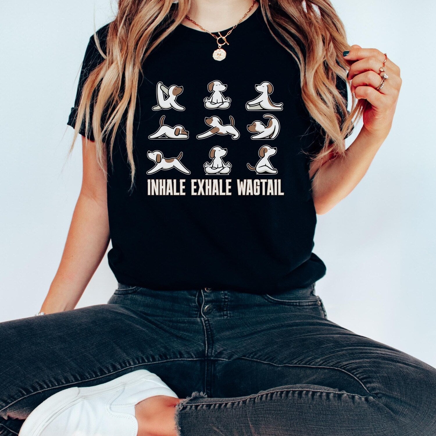 Funny Yoga Shirt: Dog Yoga Shirt, Yoga Mom Shirt, Dog Mom Shirt Instructor Cute Yoga Shirt Gift