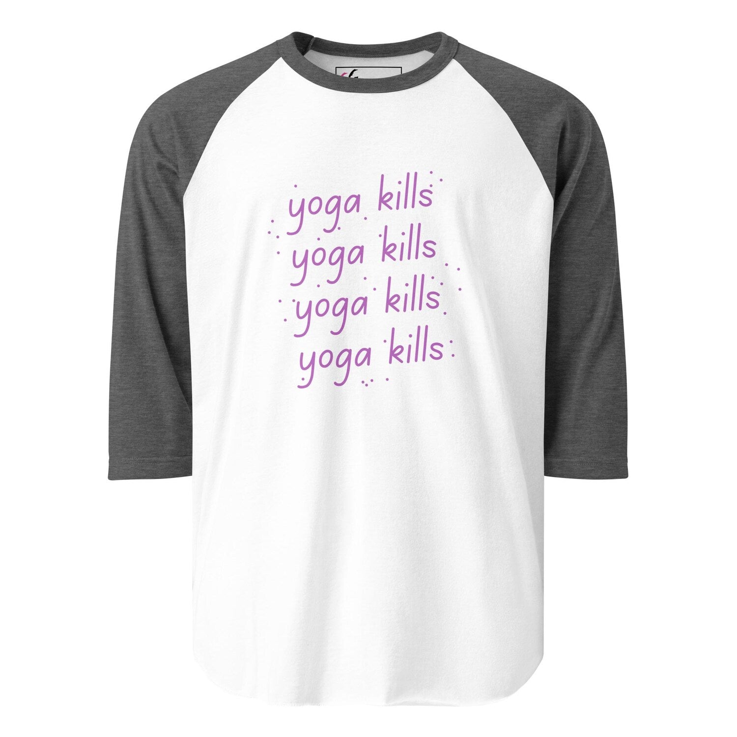 Yoga Kills 3/4 Sleeve Cotton T-shirt Lorelai Gilmore Tee