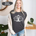 Lotus Flower Shirt: Meditation Gifts, Inspirational Motivational Tshirt, Yoga Tshirts