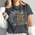 Comfort Colors Buddha Meditation Quotes T-Shirt | Motivational Spiritual Yoga Mindfulness Inspirational Graphic Shirt Tee