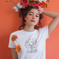 Namaste T-Shirt | Minimalist Lotus Design Unisex Classic Tee