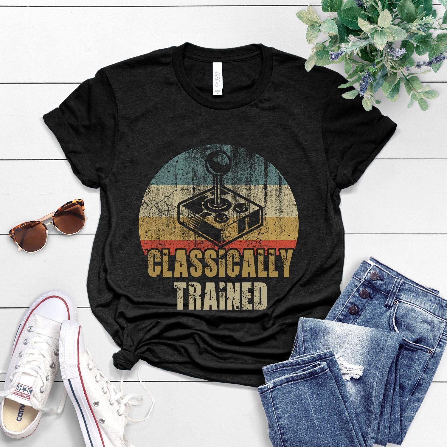 Classically Trained Gamer T-Shirt: Funny Unisex Tee