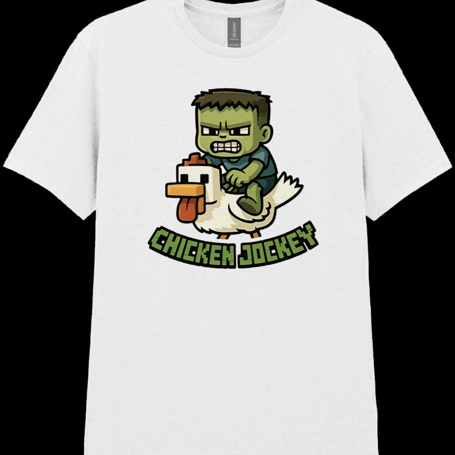 Chicken Jockey T-Shirt: Funny Gaming Graphic Tee
