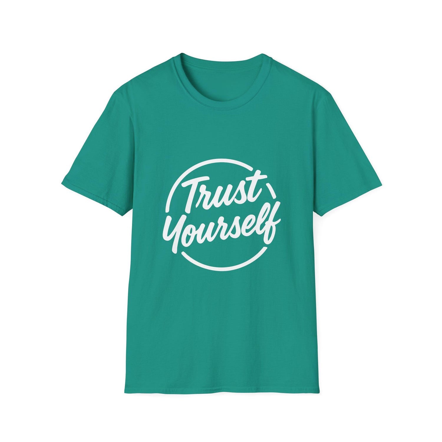 Trust Yourself T-Shirt: Motivational Brush Lettering Tee for Self-Confidence