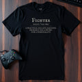 Fighter T-Shirt | Funny Warrior Class RPG Gamer Tee | Nerdy D&D Shirt