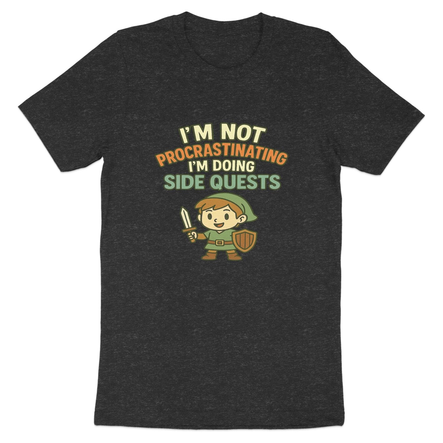 Side Quests T-Shirt | Funny Gaming Shirt | Geeky Video Game Gift Tee