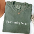 Spiritually Feral Yoga Shirt | Funny Spiritual Sarcastic Trendy Tee